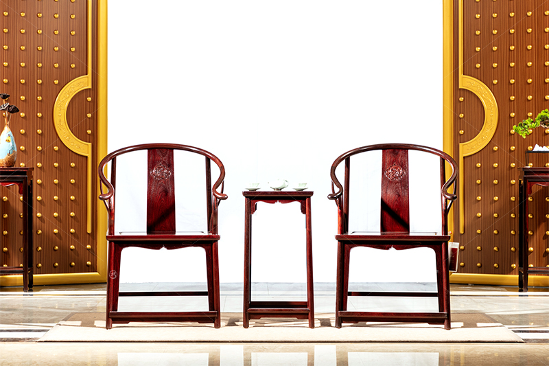 明式螭龍紋圈椅